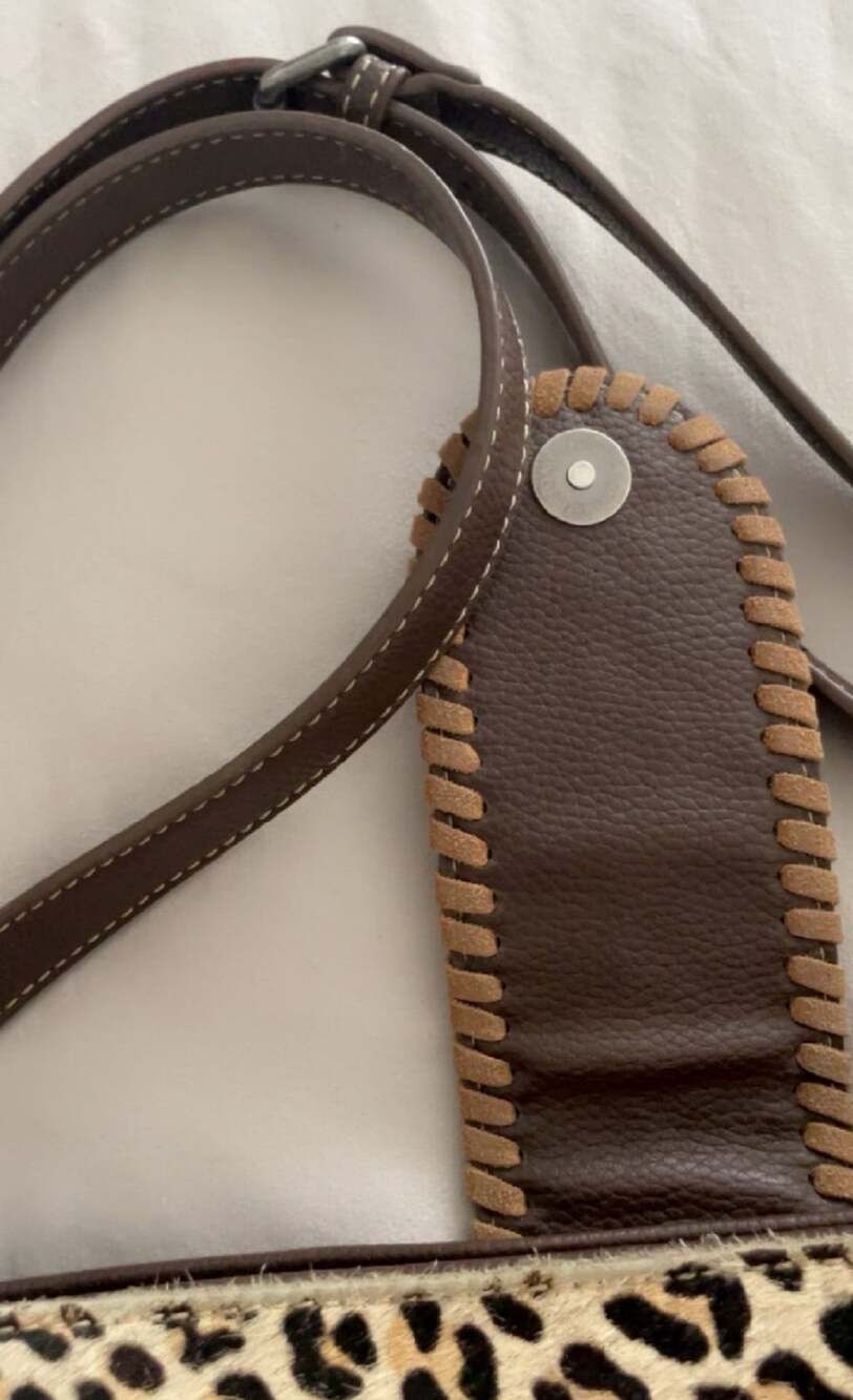Trinity Ranch Hair-On Cowhide Fringe Crossbody Bag - Picture 2 of 6
